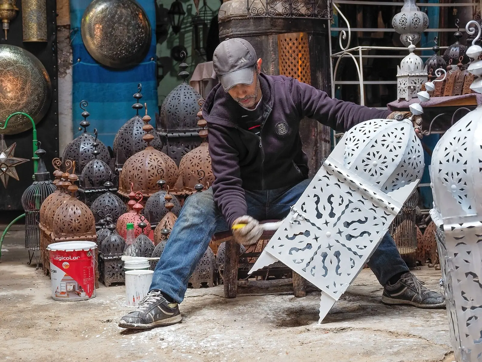 Artisans à l'œuvre